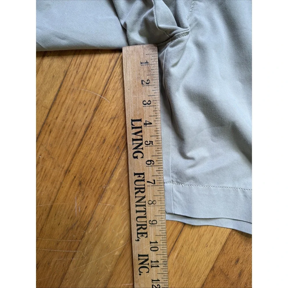 Tommy Bahama Shorts Mens 48R Beige Stretch Chino Cotton Blend Tan Logo EUC